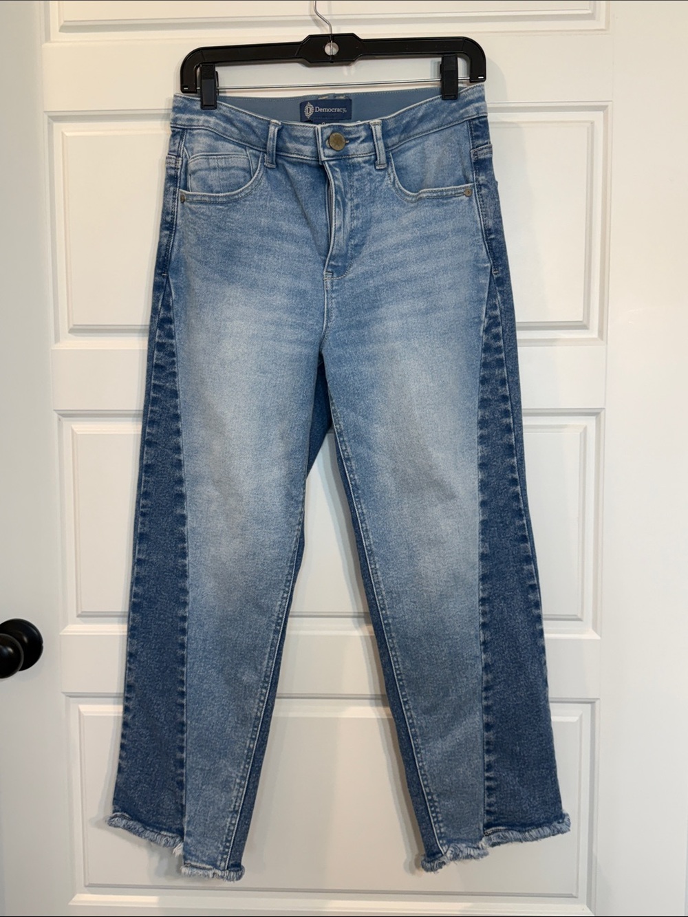 Democracy Ab Solution High Rise Straight Leg Jeans Indigo 8P